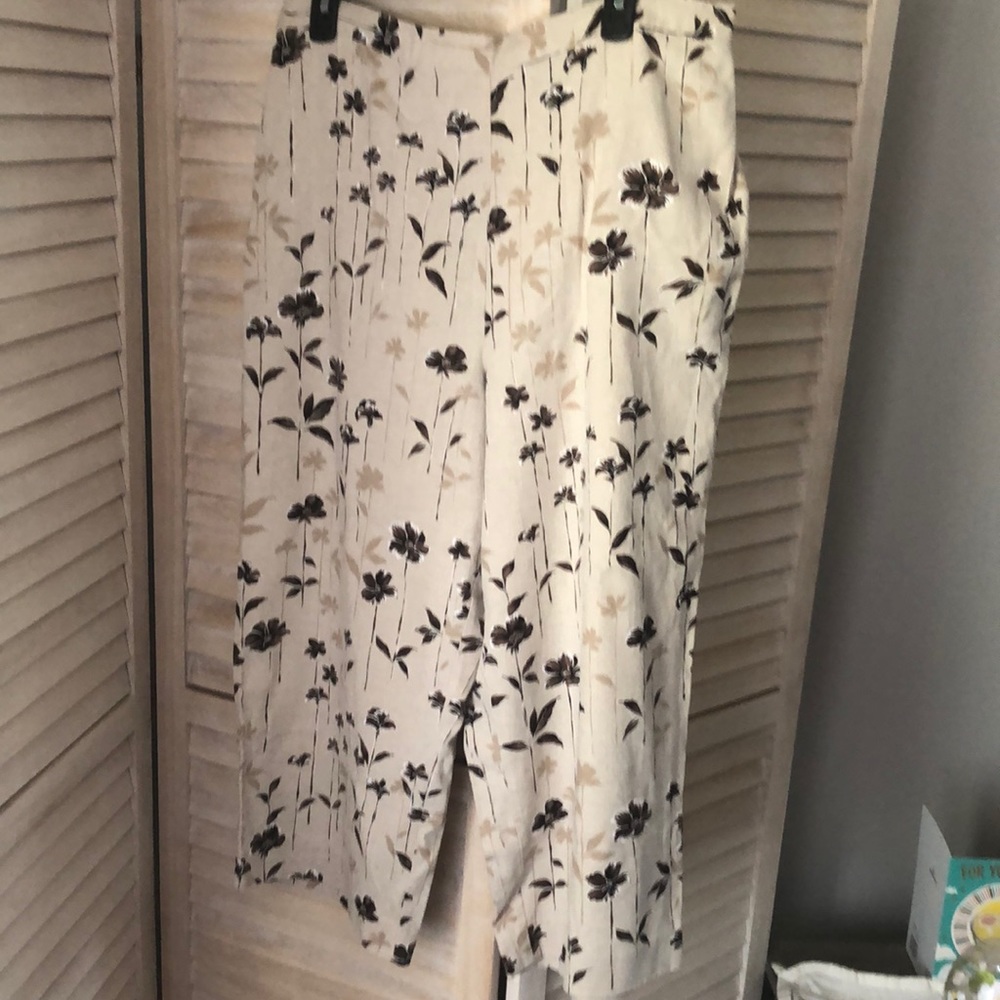 Washable linen/rayon capris